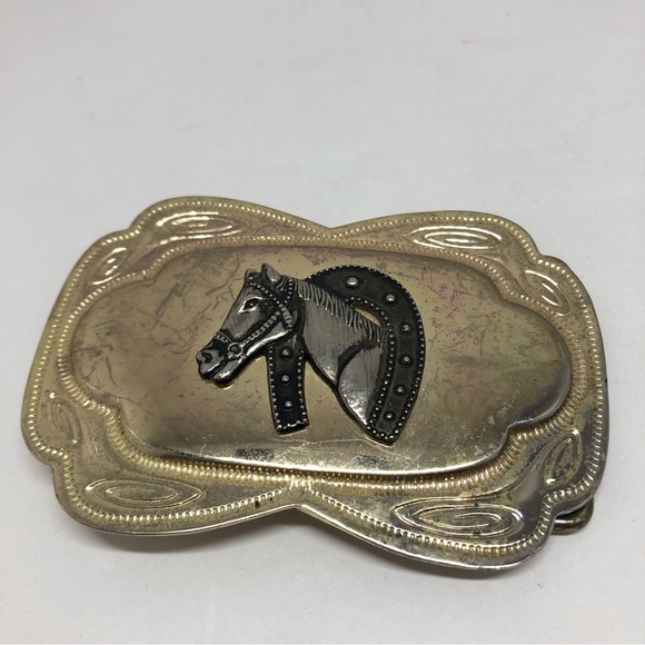 Source Unknown Other - VINTAGE 1970s **HORSE & HORSESHOE** WESTERN COWBOY FASHION Made In Hong Kong
